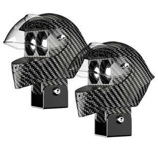 电动车灯LED大灯超亮摩托车射灯头盔式外置强光铺路灯透镜切线灯