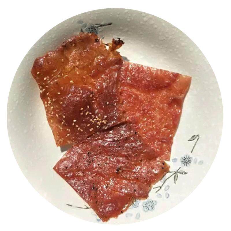 正宗碳烤猪肉脯手撕潮汕特产茶点