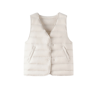 大嘎daga排骨羽绒马甲女款2025新款外穿背心坎肩短款内搭轻薄内胆