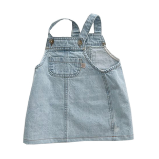 韩版女童夏季背带牛仔裙套装2026新款女宝宝儿童夏装洋气休闲裙子