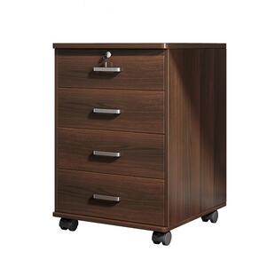 文件柜资料柜办公室置物柜桌下柜子储物柜木质收纳柜带锁矮柜边柜