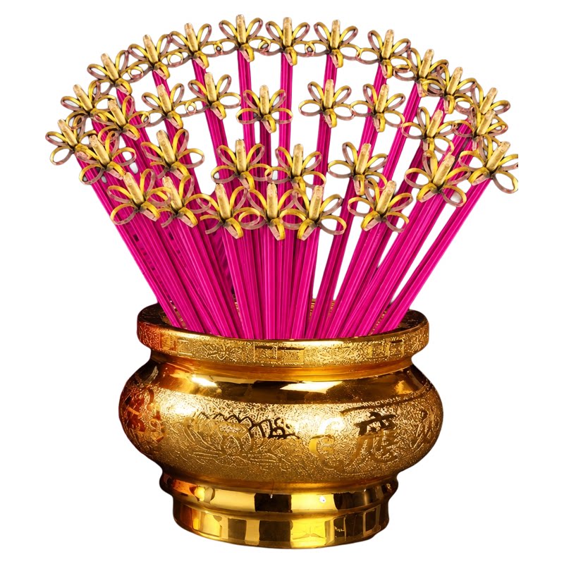 花开富贵无烟莲花供佛招财香