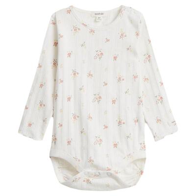 Newbie瑞典进口童装春夏儿童花卉连体衣包屁衣爬服