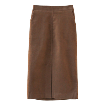 灯芯绒中长裙直筒韩系包臀裙显瘦