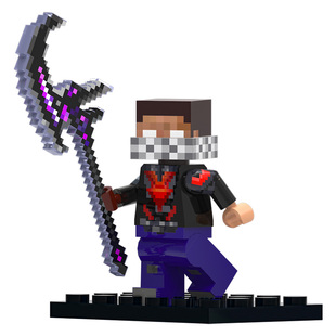 适用乐高我的世界积木烦人的村民格雷夫芥末人仔武器拼装儿童玩具