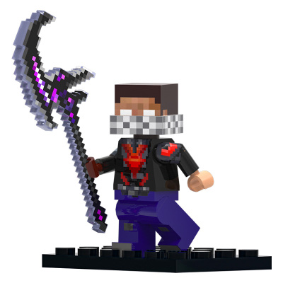 我的世界积木烦人的村民玩具人仔