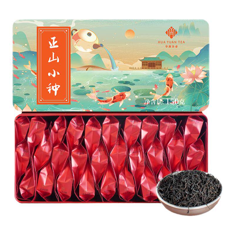 华源武夷山正山小种红茶小泡袋茶叶自己喝新茶150g