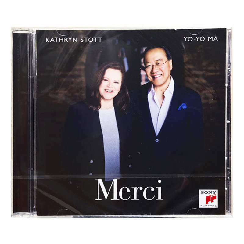 【原装进口】马友友&凯瑟琳·斯托特 MERCI 永志不渝 古典 CD唱片