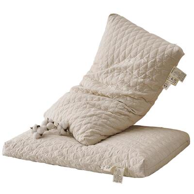 里外全棉绗缝新疆棉花枕头