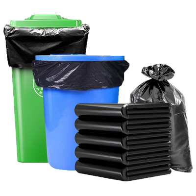 利景源加厚黑色垃圾袋商用大号