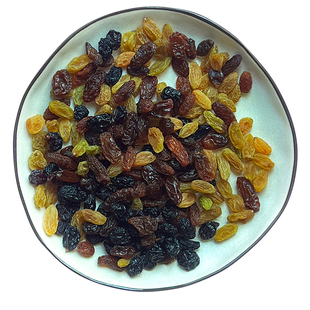 原味新疆葡萄干红香妃绿宝石黑加仑自然风干无籽独立包装免洗果干