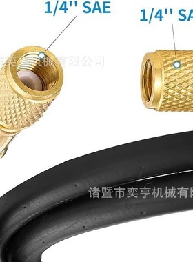 R410A交流制冷剂充注软管800psi工作压力适合R410AR134AR22R12R50