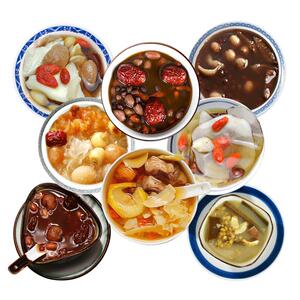 广东广式煲糖水店材料甜品汤养颜