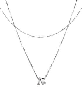 【新款】ARSIS自由搭配循光双环叠链高级感简约锁骨链春夏项链