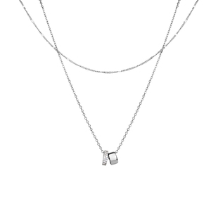 【新款】ARSIS自由搭配循光双环叠链高级感简约锁骨链春夏项链