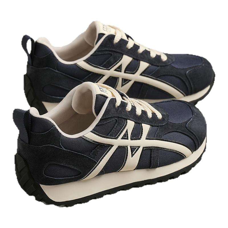 millies妙丽复古德训鞋女2025冬季新款厚底增高运动阿甘加绒棉鞋