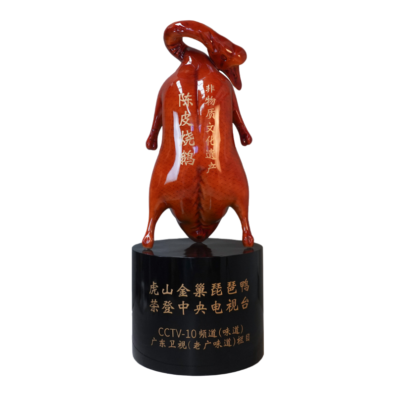 玻璃钢仿真烧鹅雕塑模型