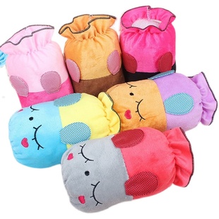 儿童短款宝宝男女袖套卡通可爱绒布袖口套袖学生成人耐脏防脏护袖