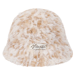 IIING帽控 毛绒针织渔夫帽子包包两用女秋冬显脸小保暖大头围盆帽