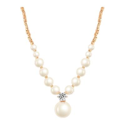 TWINS LULU气质存在感精致璀璨珠珠碎银子项链TSJ9973