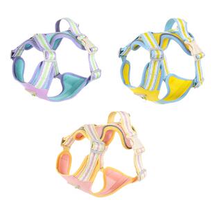 狗狗牵引绳夏季工字型宠物胸背透气溜狗绳中小型犬柯基比熊胸背带