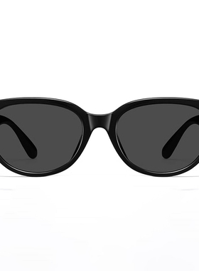 雪地猫眼墨镜女款高级感防紫外线冬季雪山偏光太阳镜近视度数圆脸