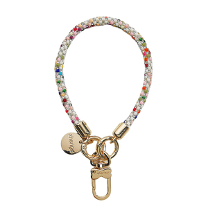 手机挂绳女手腕闪钻独特超好看轻奢小众精致高级感短户外旅游出行防丢摔手提电话套壳挂件金属扣手机链子新款