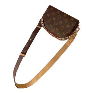 优草坊女包新款高级感相机包复古小方包休闲时尚老花单肩斜挎包潮