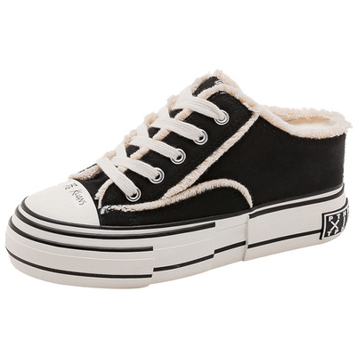 7厘米新款松糕复古风乞丐半拖鞋