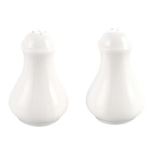 酒店餐具镁质白瓷日式陶瓷调味瓶烧烤胡椒罐圆头盐瓶醋瓶