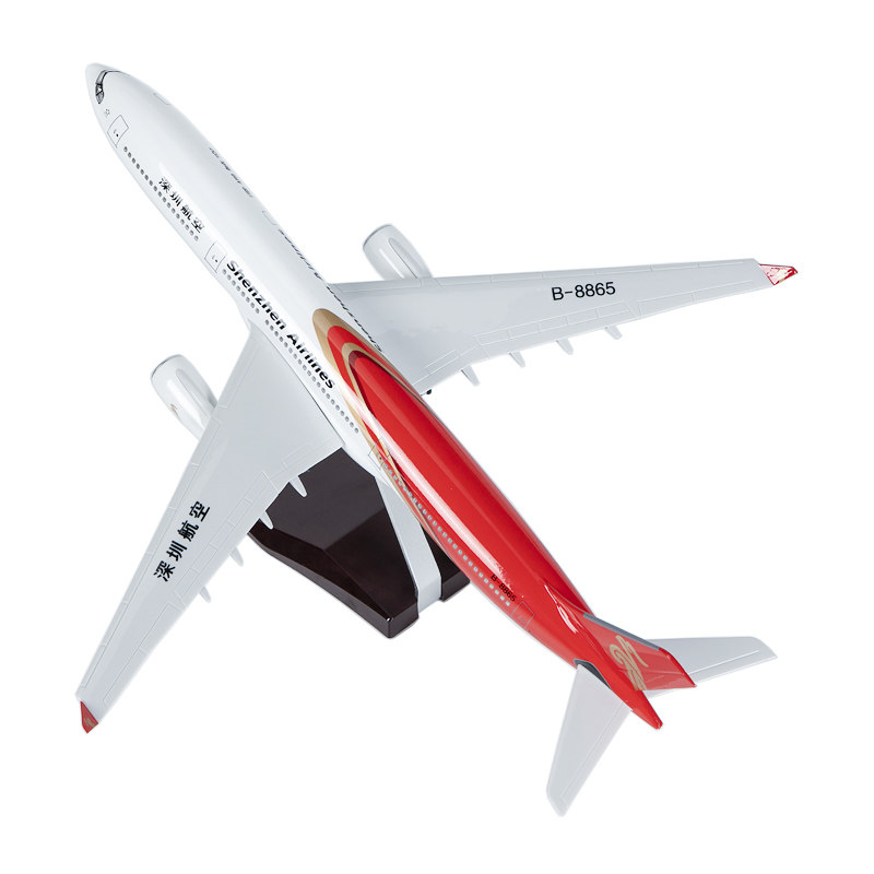 带轮子仿真深航空客a330飞机模型
