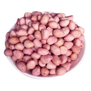 生花生米白沙花生米晒干生花生仁 粉衣花生米包邮