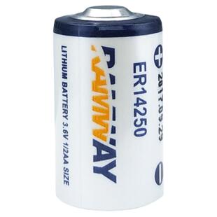 RAMWAY睿奕ER14250 3.6V锂电池ETC探头PLC工控编程器物联网1/2AA