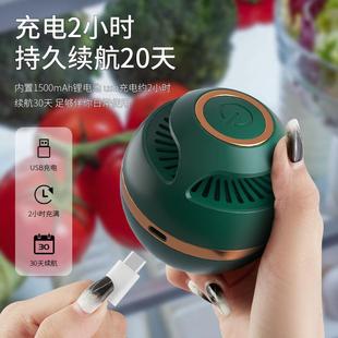 跨境家用冰箱除味神器器臭氧保鲜食物杀菌衣柜小型净化器除臭车载