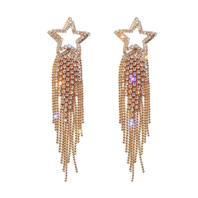 长款流苏耳环钉坠ShinyEarrings