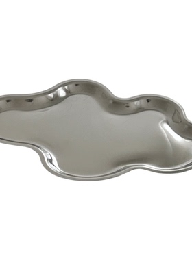 元气角落欧式云朵不锈钢收纳盘