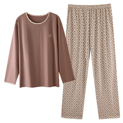 带胸垫睡衣女春秋纯棉长袖新款