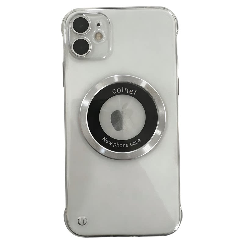 适用苹果16promax手机壳高级感iPhone15pro新款透明无边框17promax超薄防摔12por半包14男XS