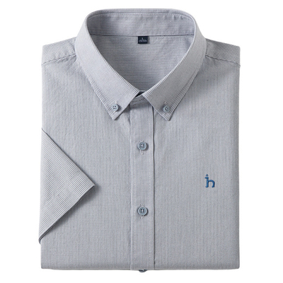 【奥莱正品】纯棉刺绣条纹短袖衫