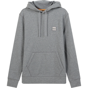 【自营】Hugo Boss雨果博斯 男士连帽长袖卫衣运动衫50468445简约