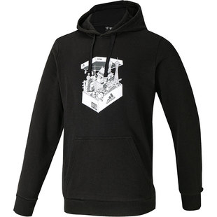 Adidas/阿迪达斯正品新款CHINA SHOEBOX H男子运动连帽卫衣GS7692