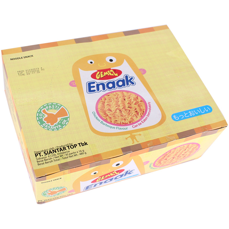 干脆面印尼进口点心面GEMEZ