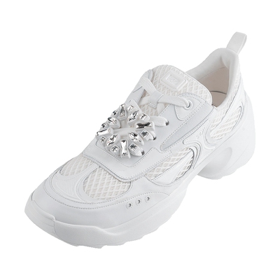 RogerVivier圆头系带低帮老爹鞋