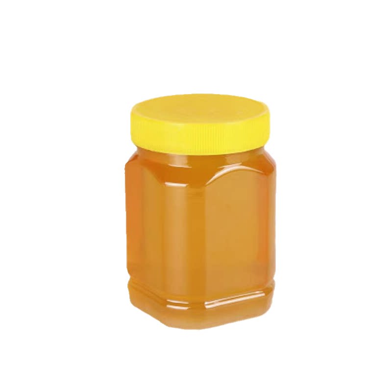 1斤装蜂蜜瓶塑料瓶500g加厚蜜糖瓶食品级带内盖芝麻酱酱菜密封罐