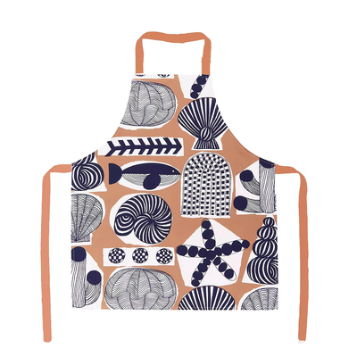 Alive深海系列厨房围裙芬兰插画高颜值防水防油烘焙做饭家用袖套