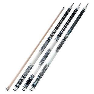 万世康伦龙虎门台球杆1/2分体枫木大头小头杆中式九球黑八球杆