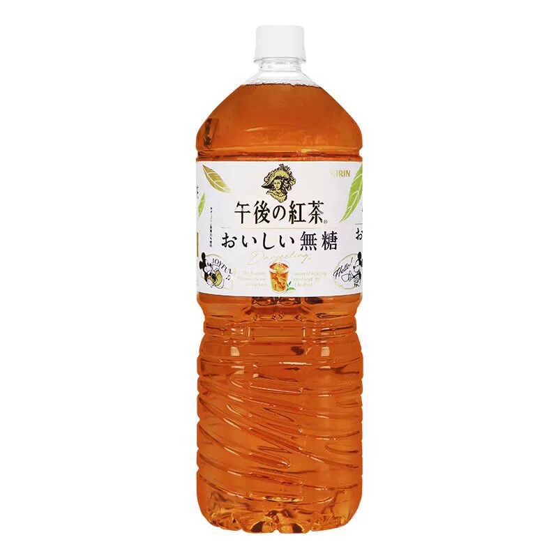 日本原装进口Kirin麒麟生茶红茶无糖茶饮料2L*12瓶大瓶整箱