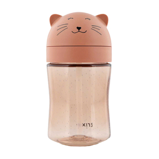 9折■LENFANCE 现货 Trixie 宝宝幼儿园便携防摔吸管直饮水杯水壶