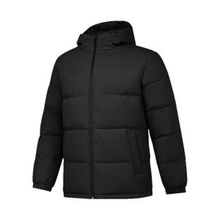 乔丹羽绒服男士冬季新款加厚防寒保暖防风防泼水连帽短款外套上衣