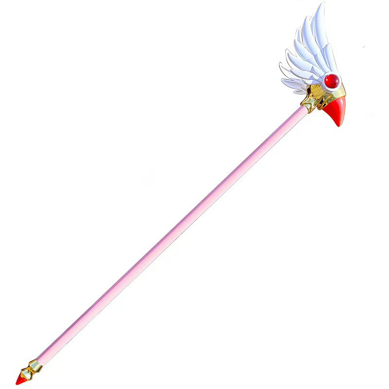 百变小樱魔法杖cos道具魔卡少女樱魔法棒阵库洛牌武器鸟头星星杖